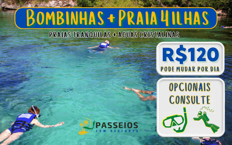 Bombinhas, Lagoinha e Praia Quatro Ilhas